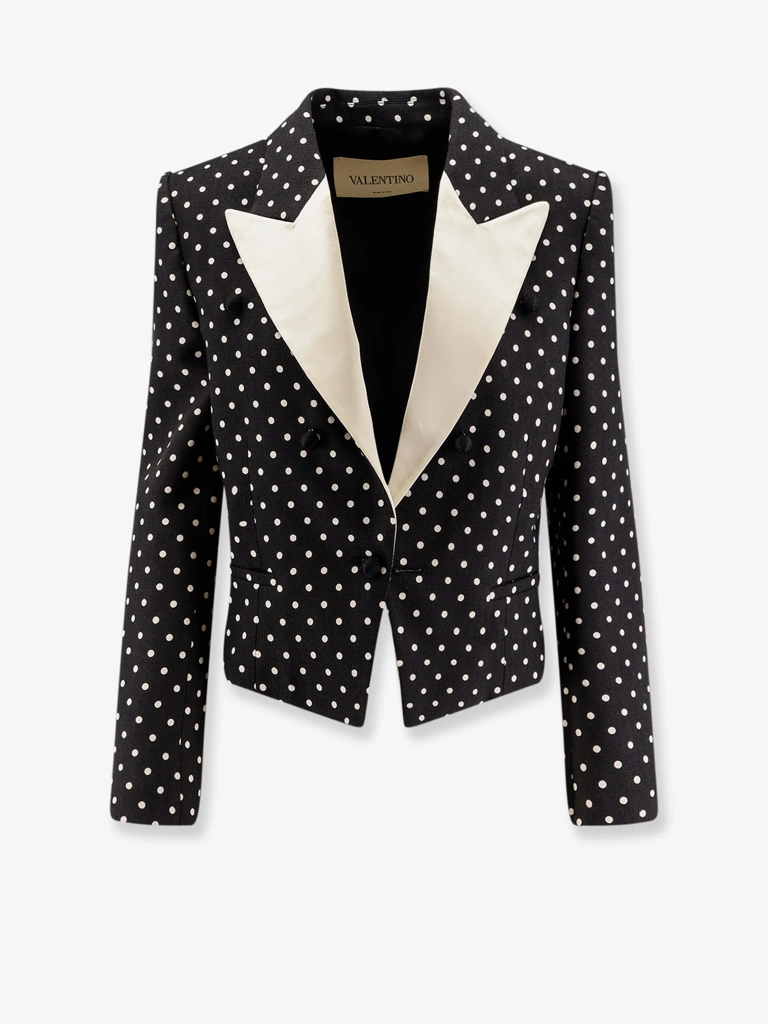 Polka-Dots viscose blazer
