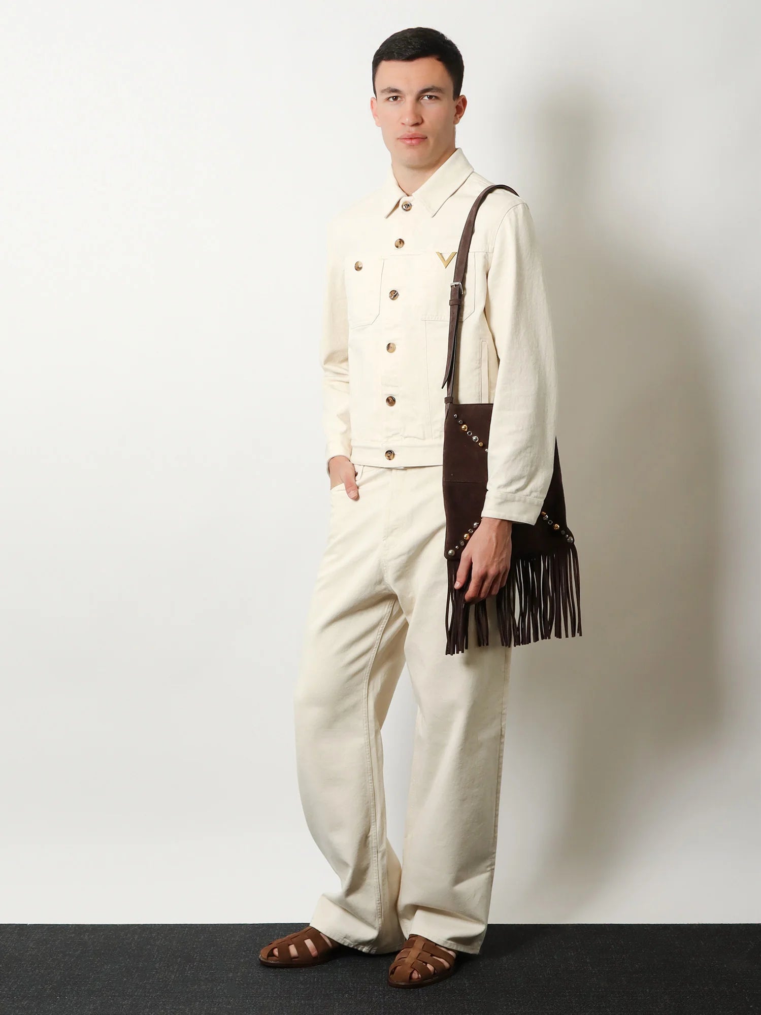 Five pockets cotton trousers