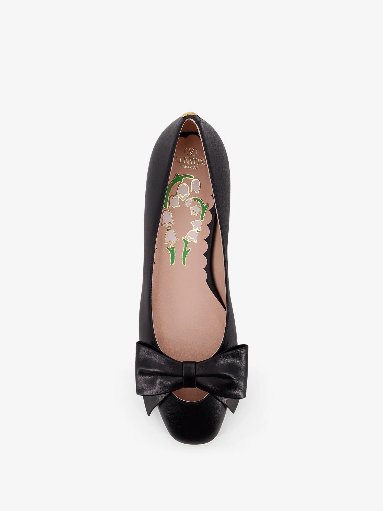 Leather Bowow ballerinas