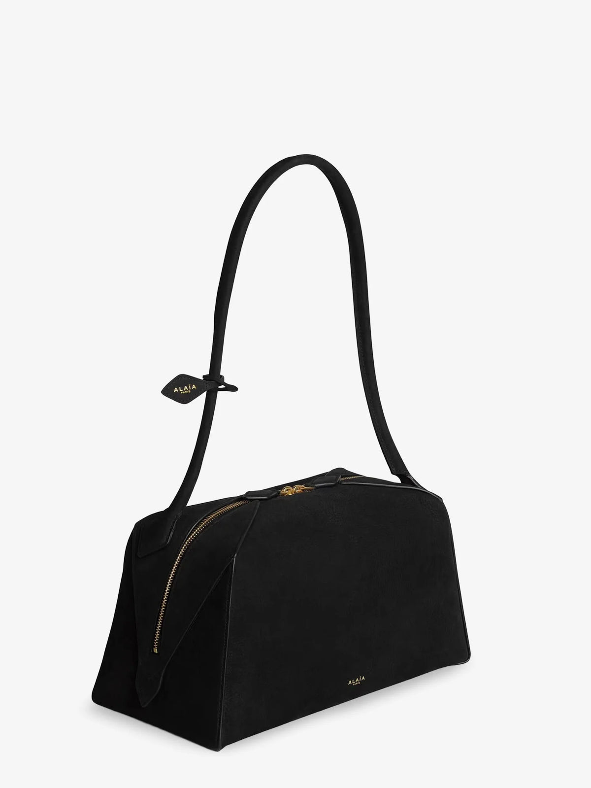 Le Bouledogue nubuck shoulder bag