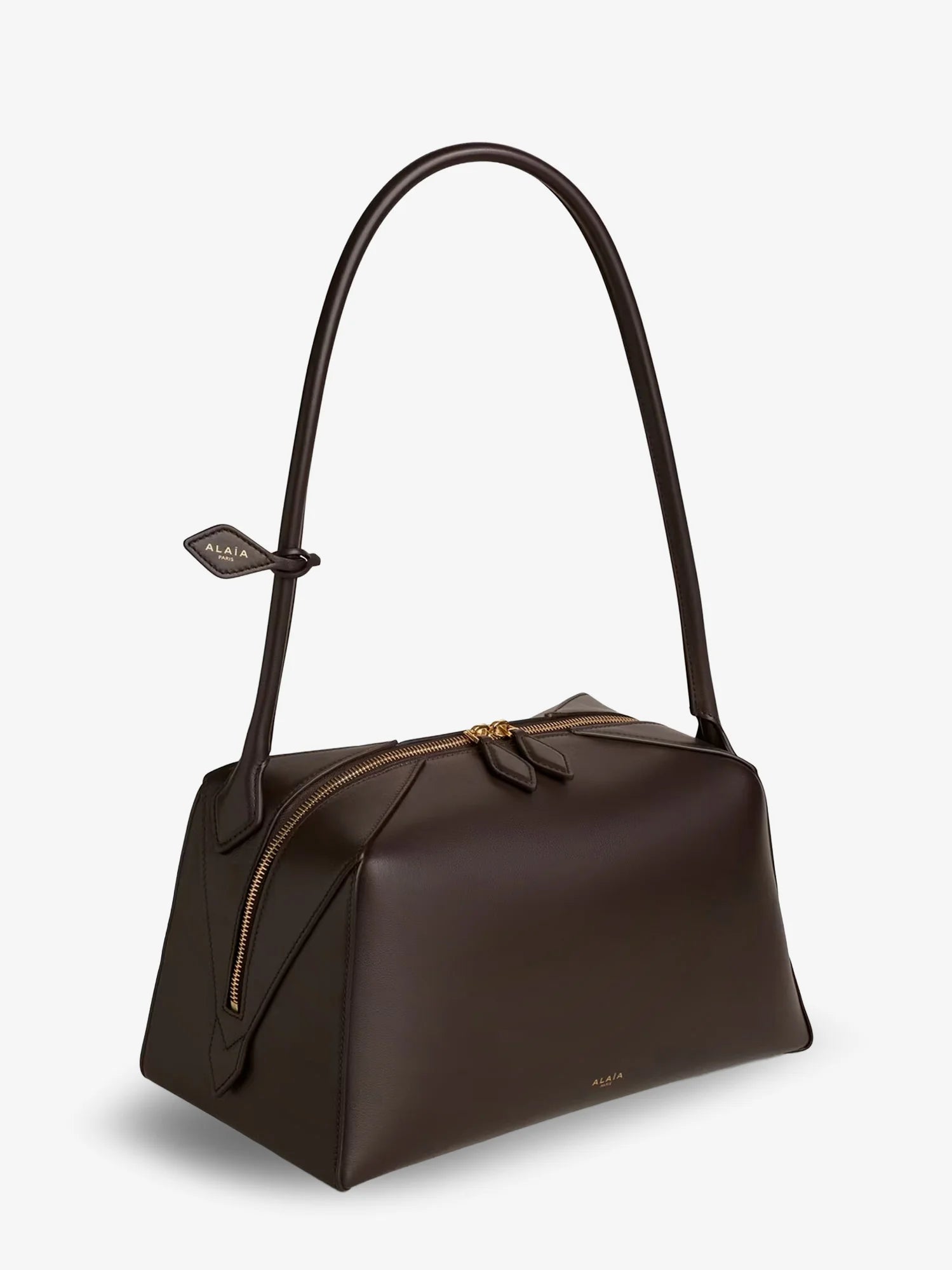 Bouledogue leather shoulder bag