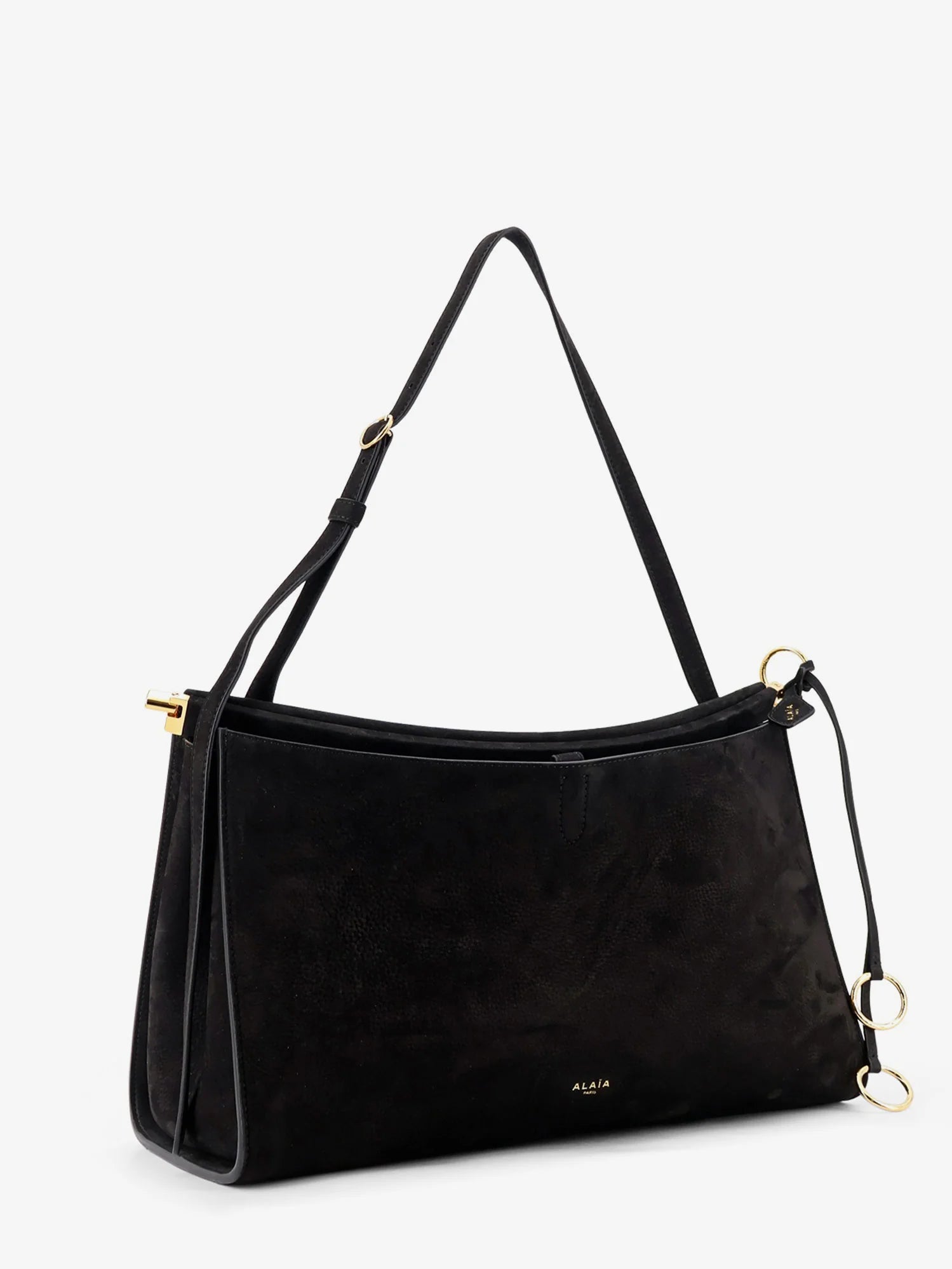 Le Click Pocket 35 nabuk shoulder bag