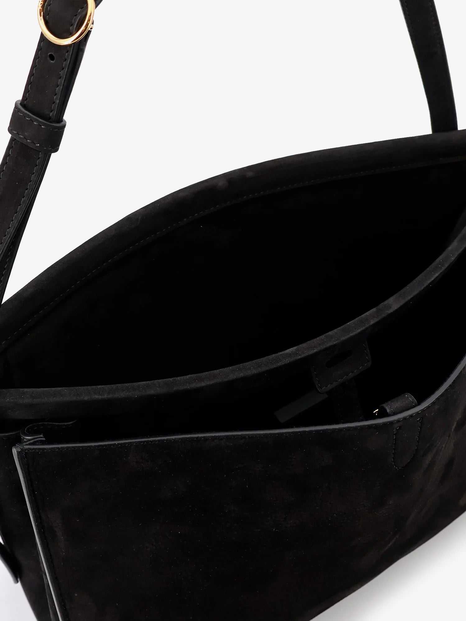 Le Click Pocket 35 nabuk shoulder bag