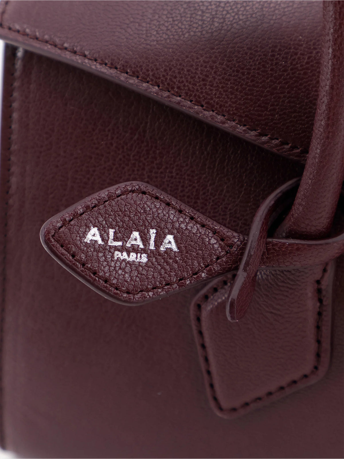 Le Teckel Flap leather handbag