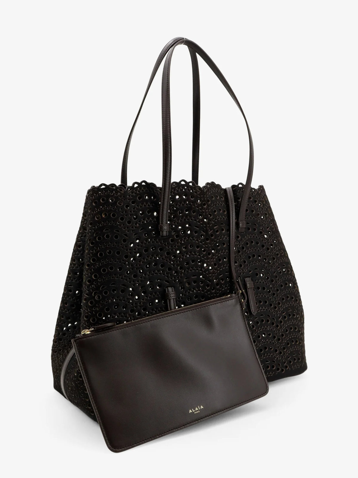Mina hair-calf handbag
