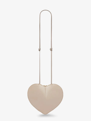 Le Coeur suede and leather crossbody bag