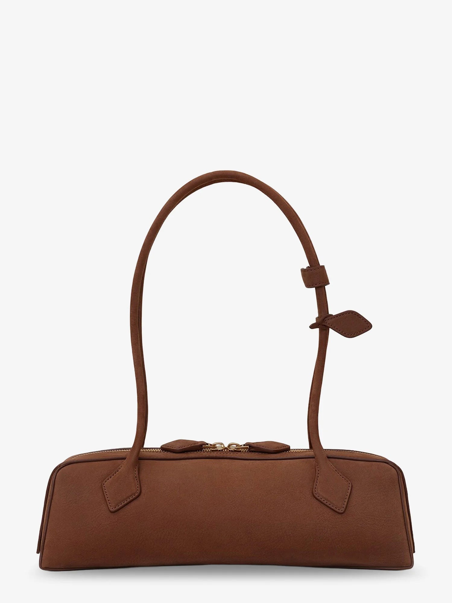 Teckel Medium suede shoulder bag
