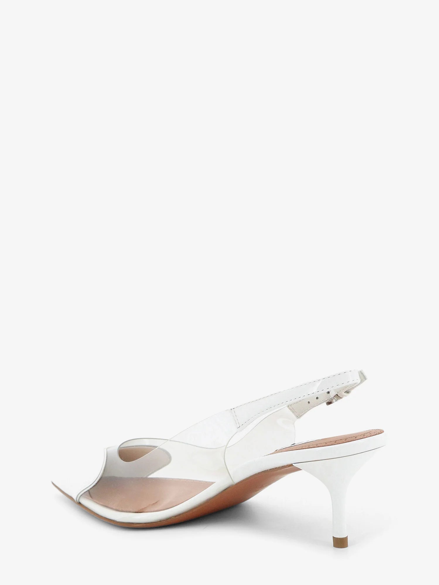 Le Coeur Slingback PVC and leather pumps