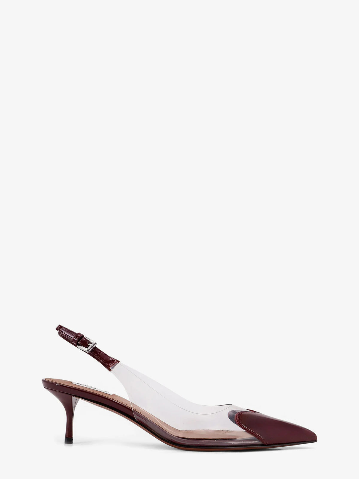 Le Coeur Slingback PVC and leather pumps