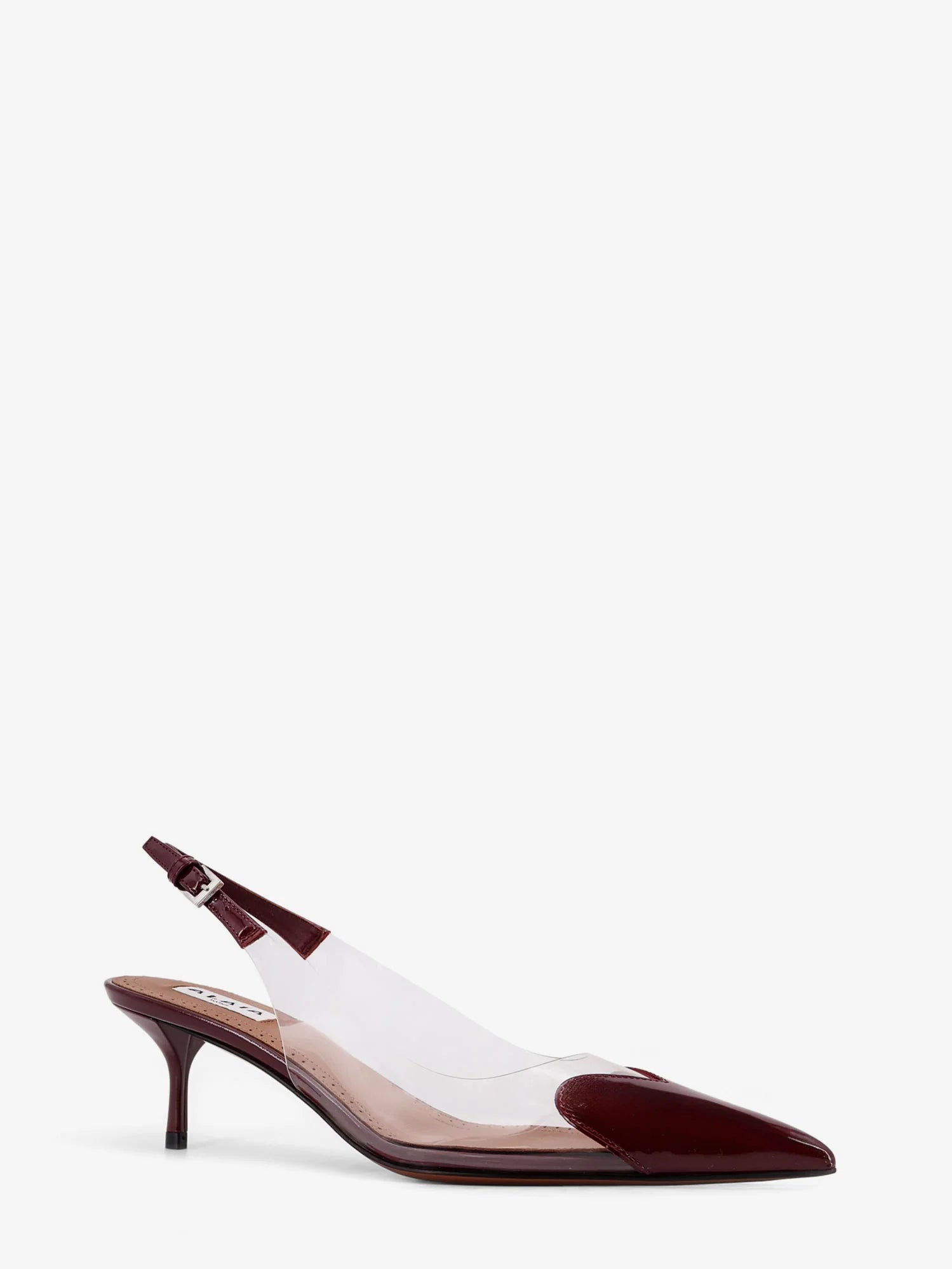 Le Coeur Slingback PVC and leather pumps
