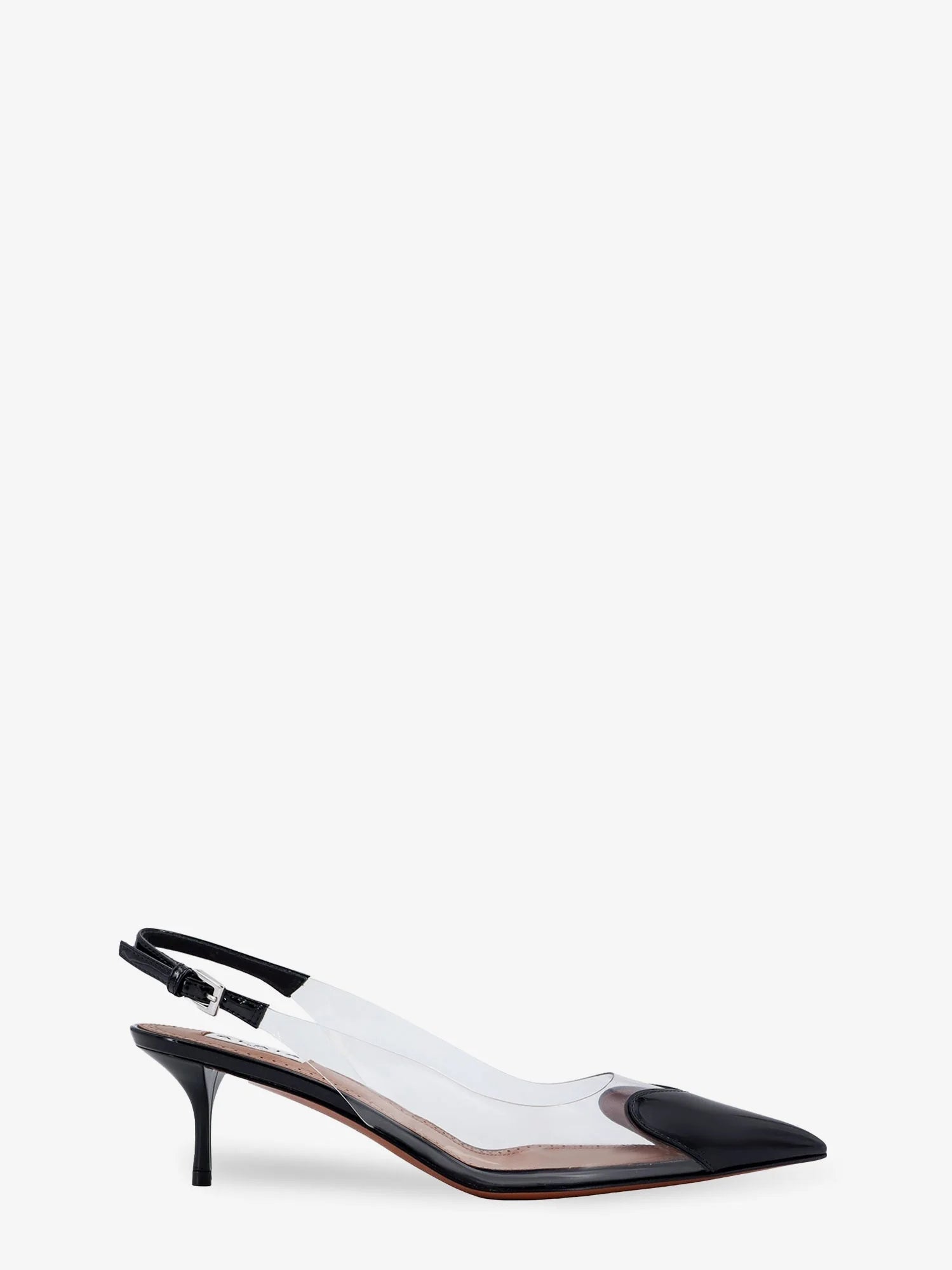 Le Coeur Slingback PVC and leather pumps