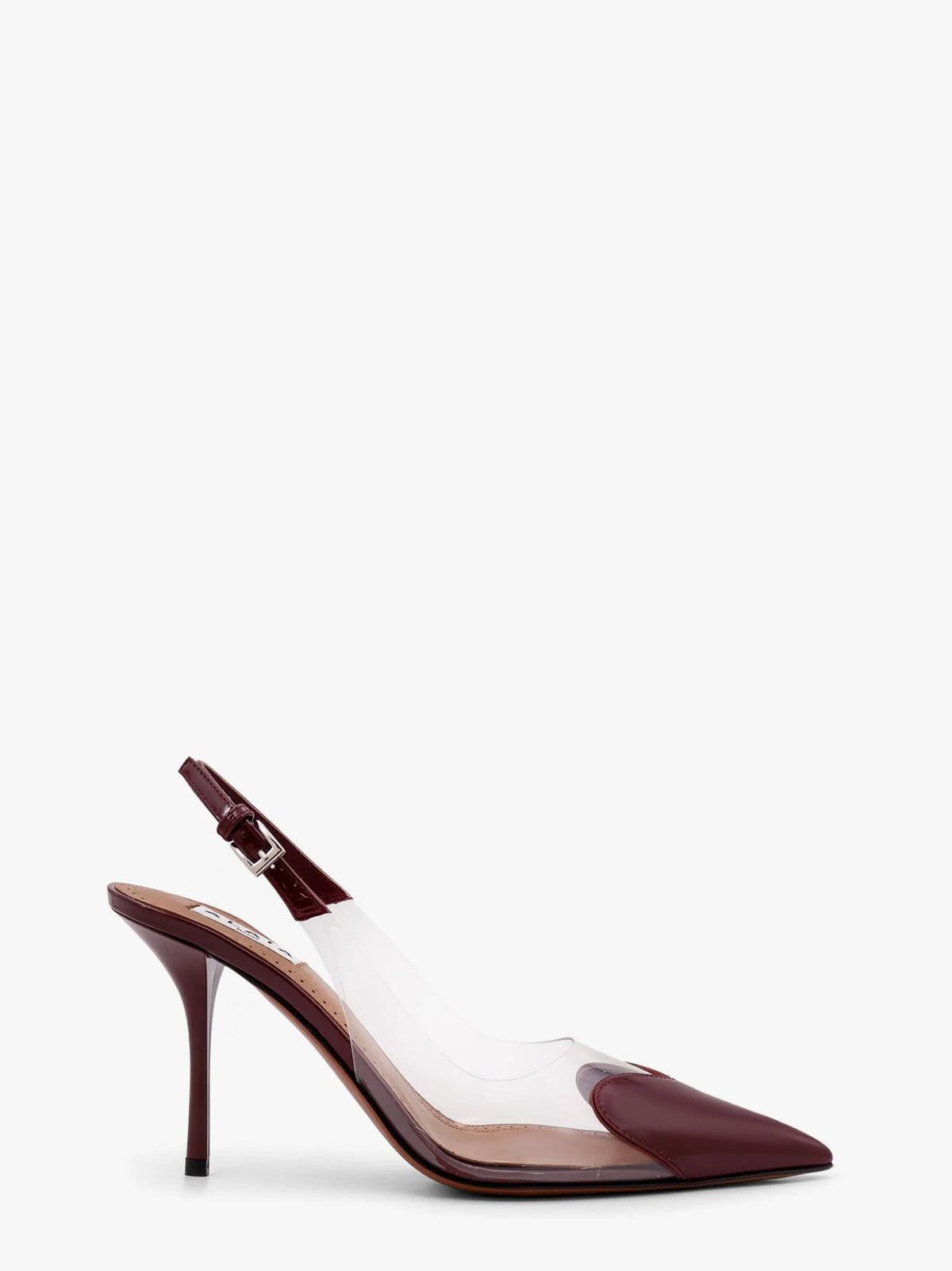 Le Coeur Slingback PVC and leather pumps