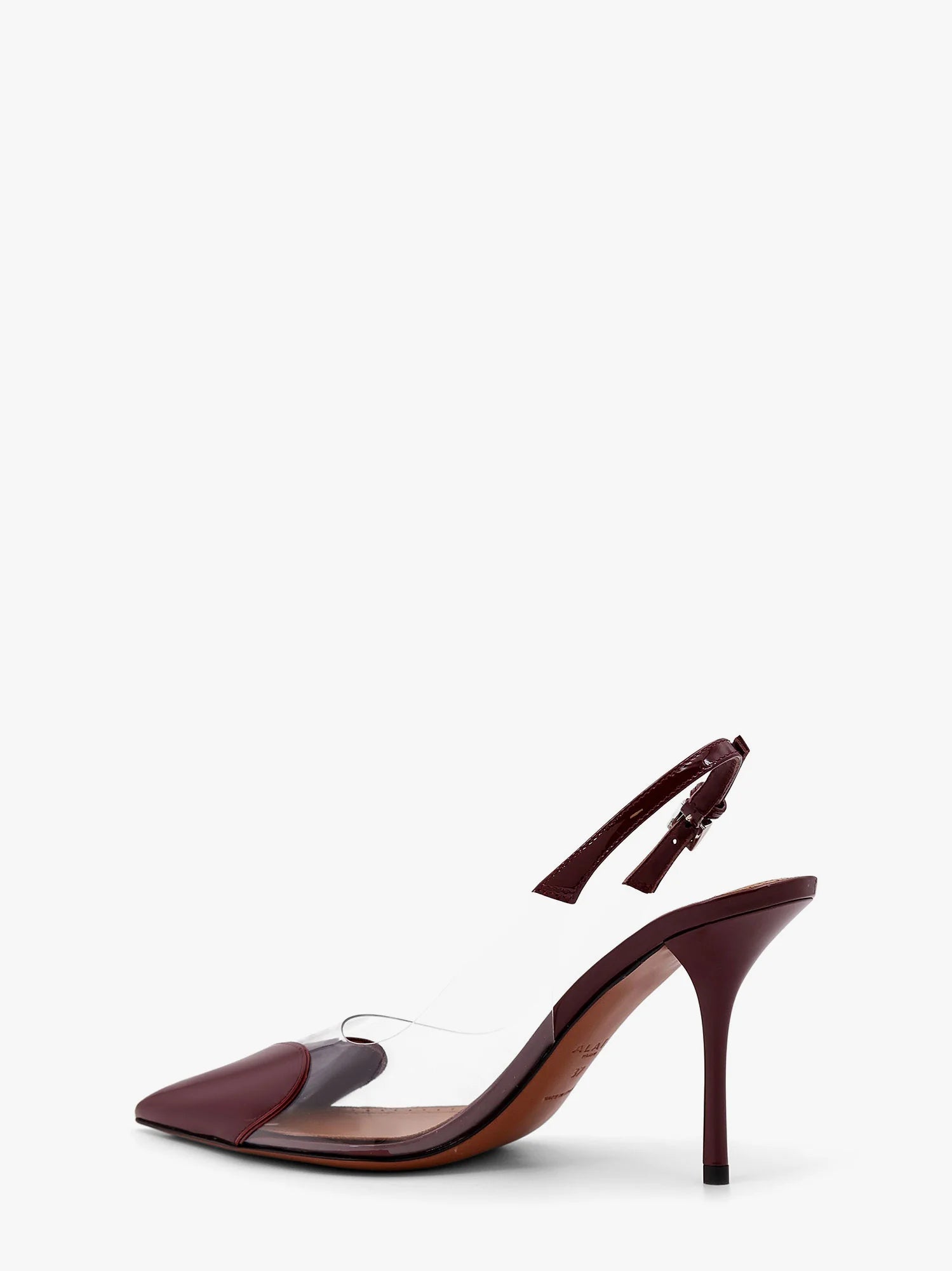 Le Coeur Slingback PVC and leather pumps
