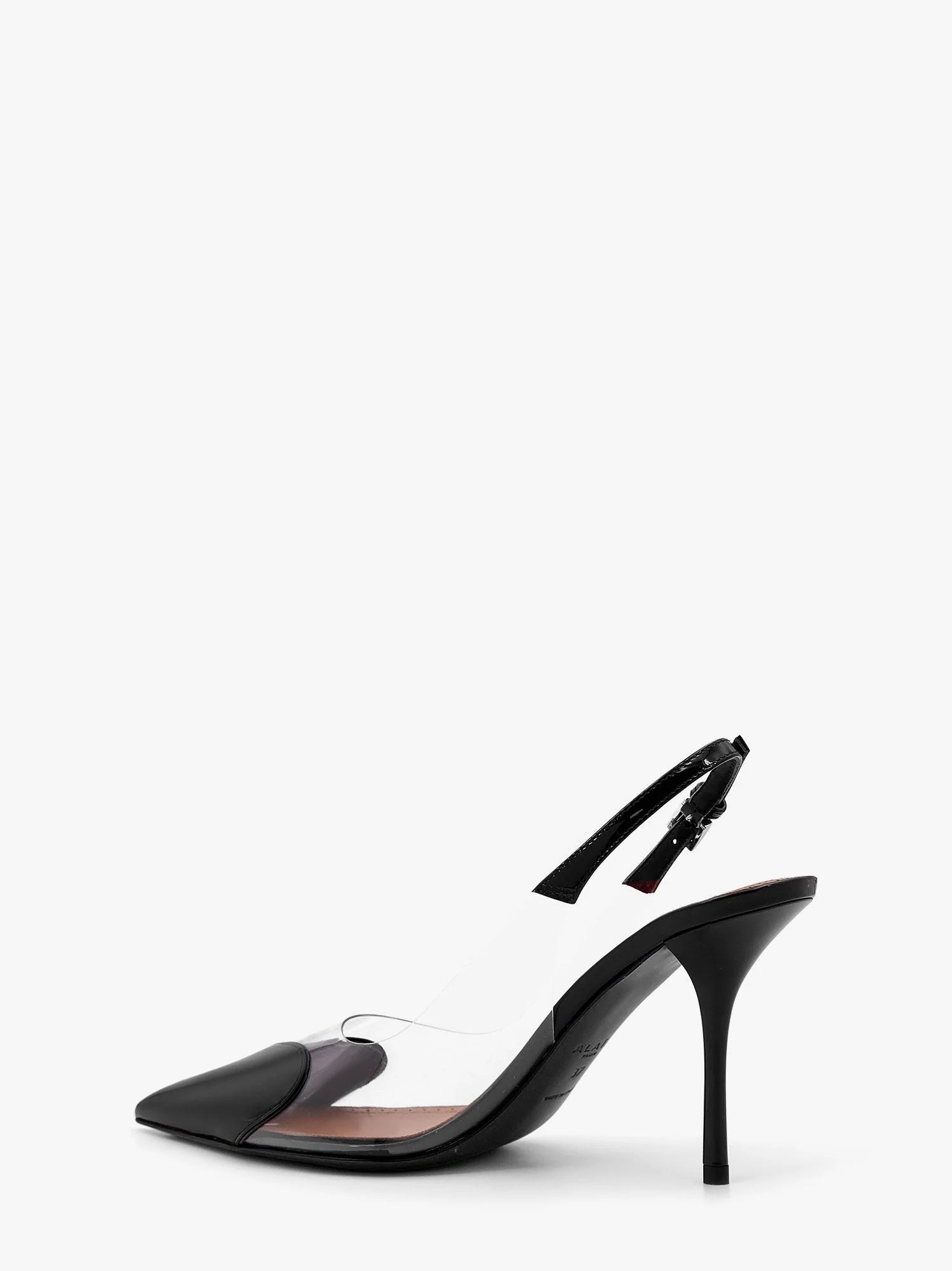 Le Coeur Slingback PVC and leather pumps