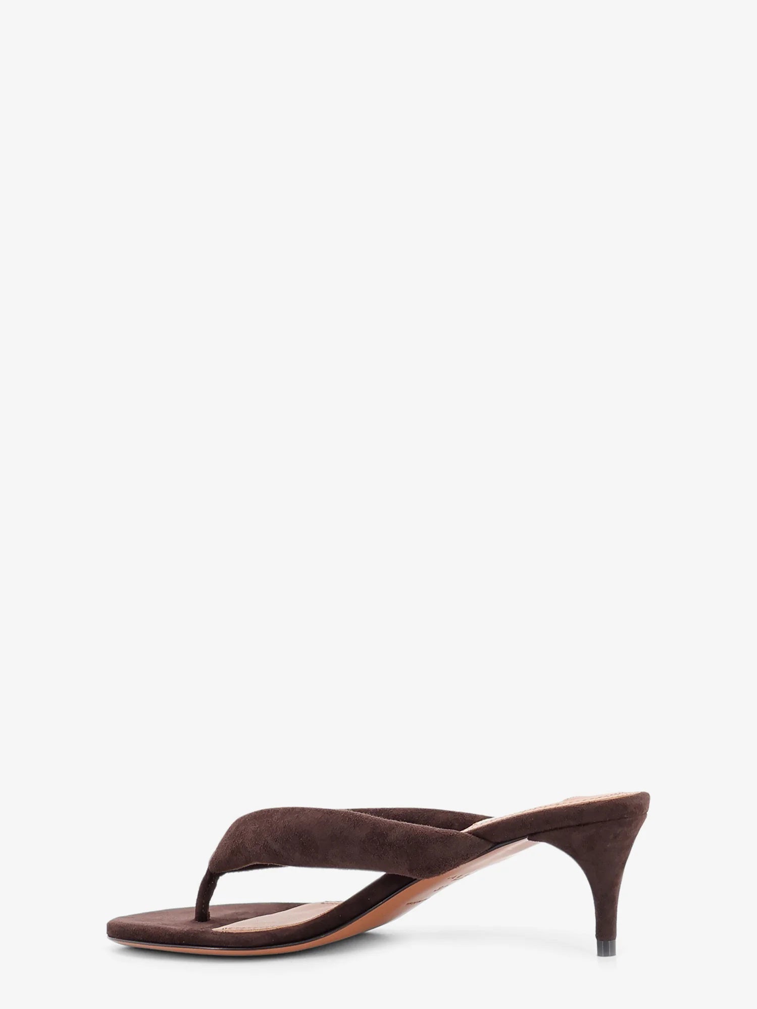 Suede heeled sandals