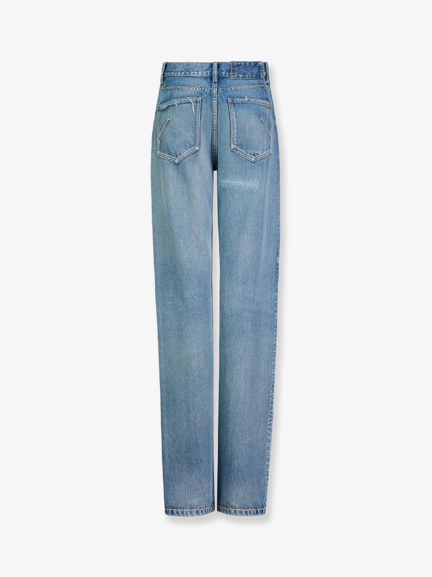Blue denim jeans