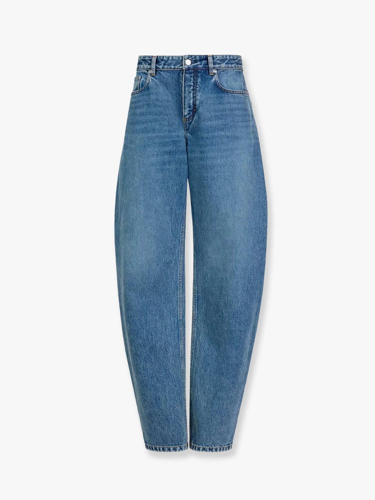 Blue denim jeans