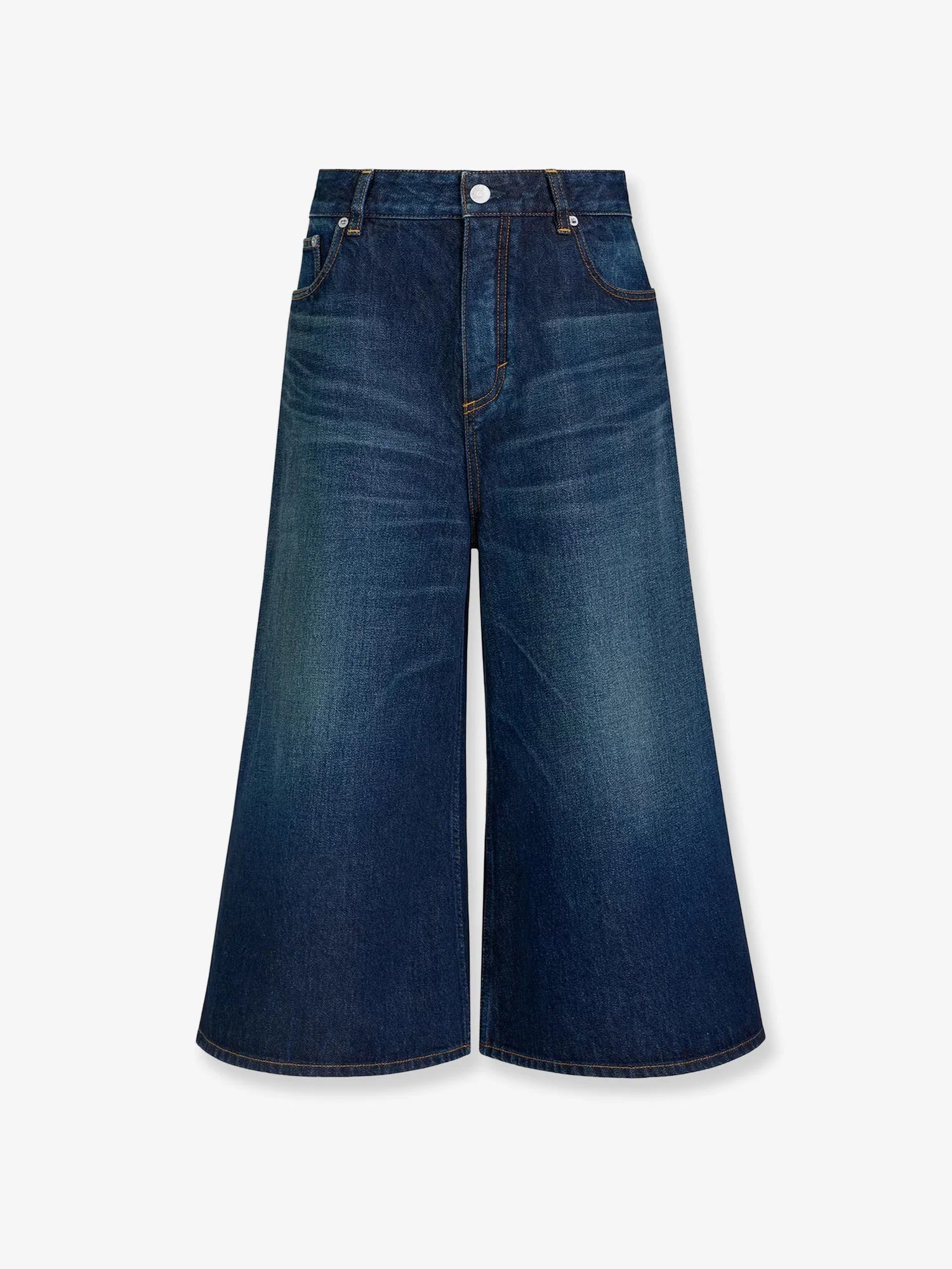 Blue denim Bermuda shorts