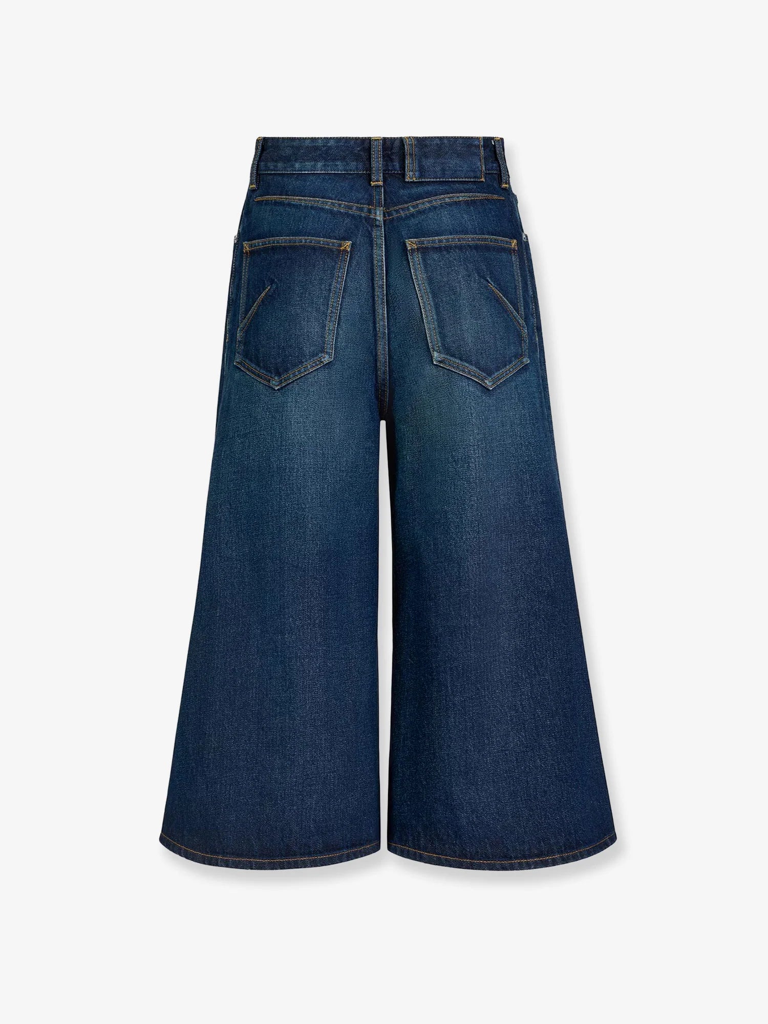 Blue denim Bermuda shorts