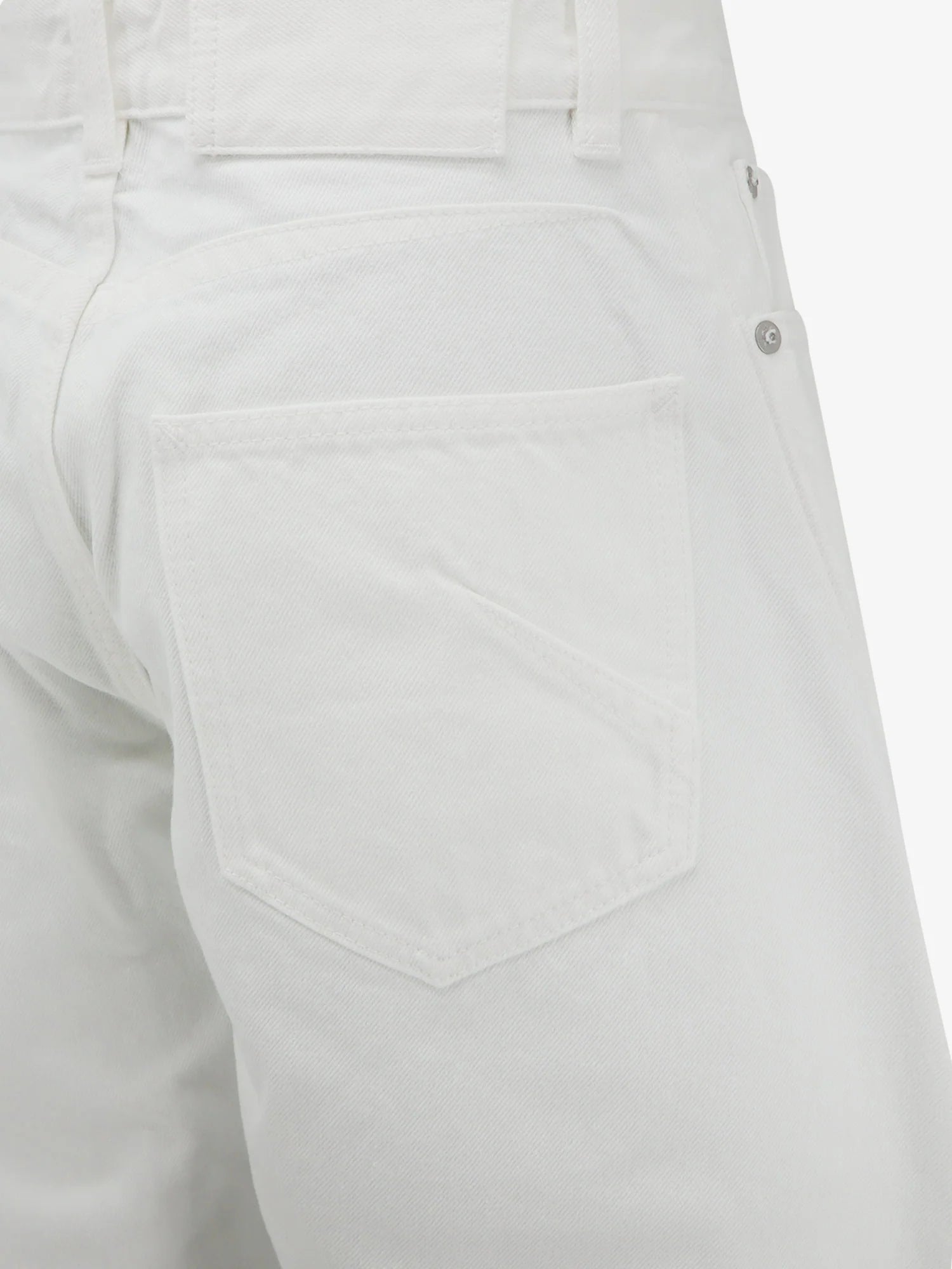 Rodeo white denim trousers