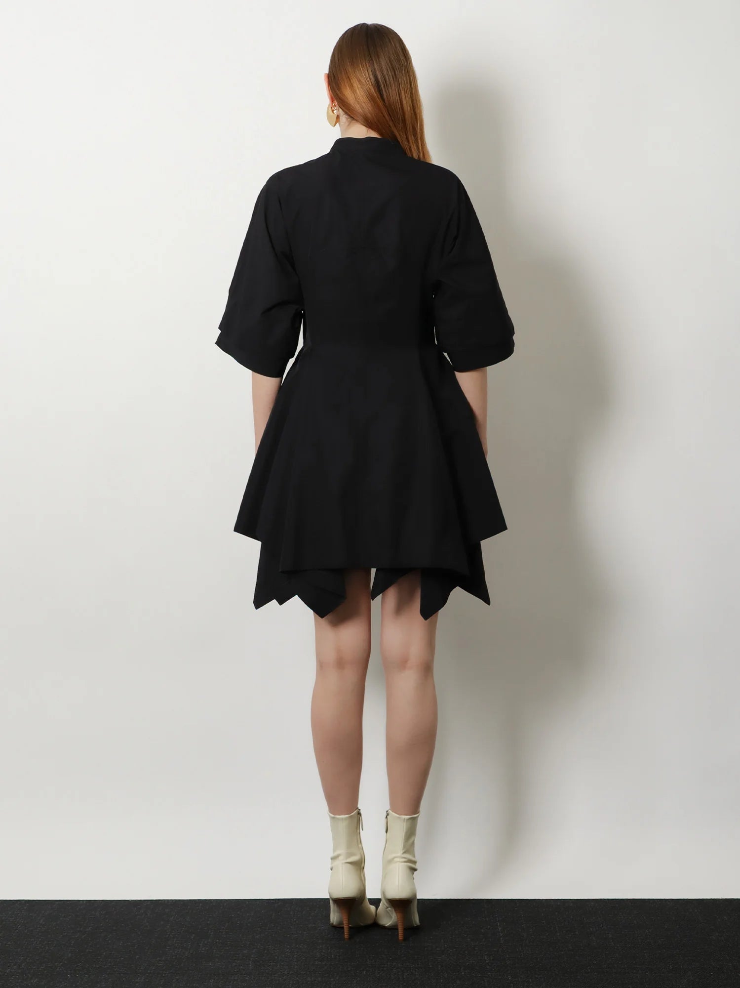 Panelled cotton dress
