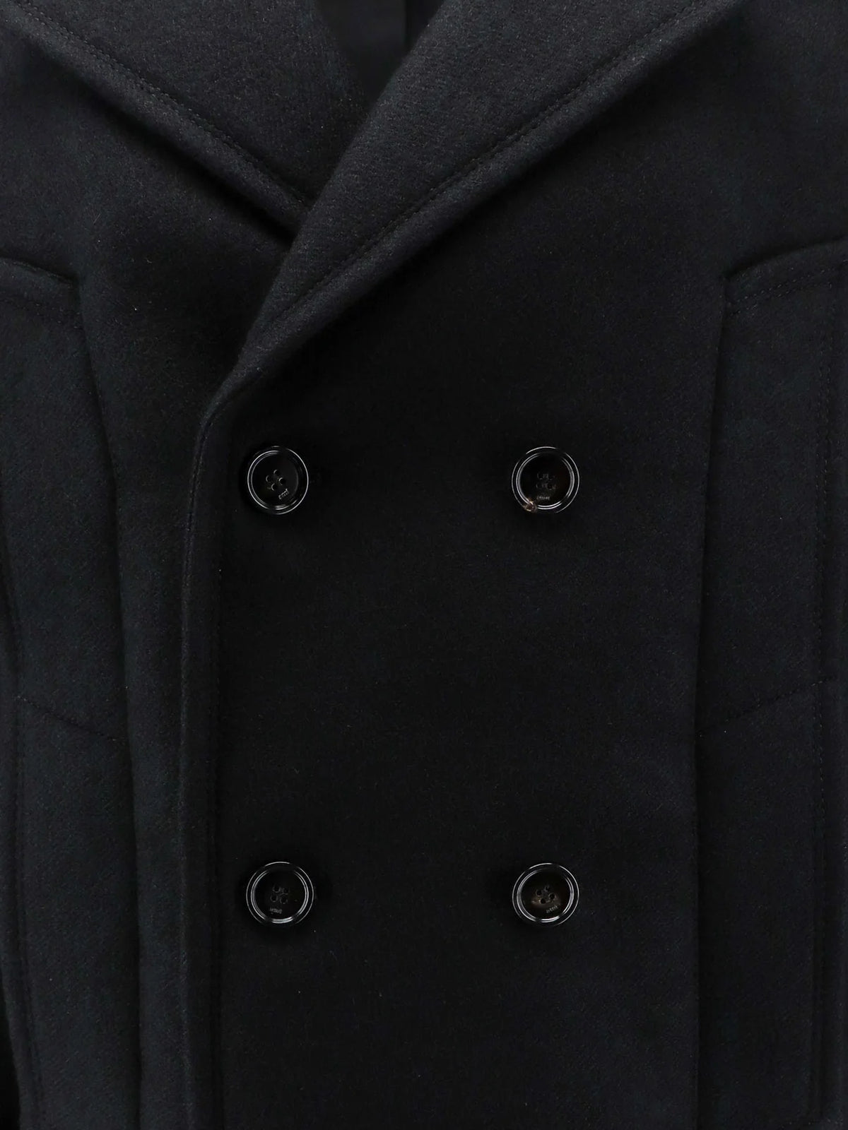 Virgin wool peacoat
