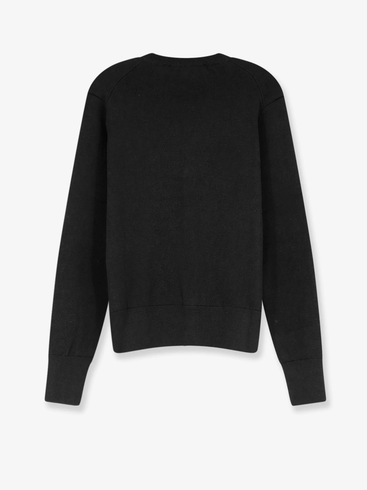 Wool cardigan with iconic embroidery
