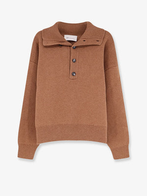 Wool knit cardigan