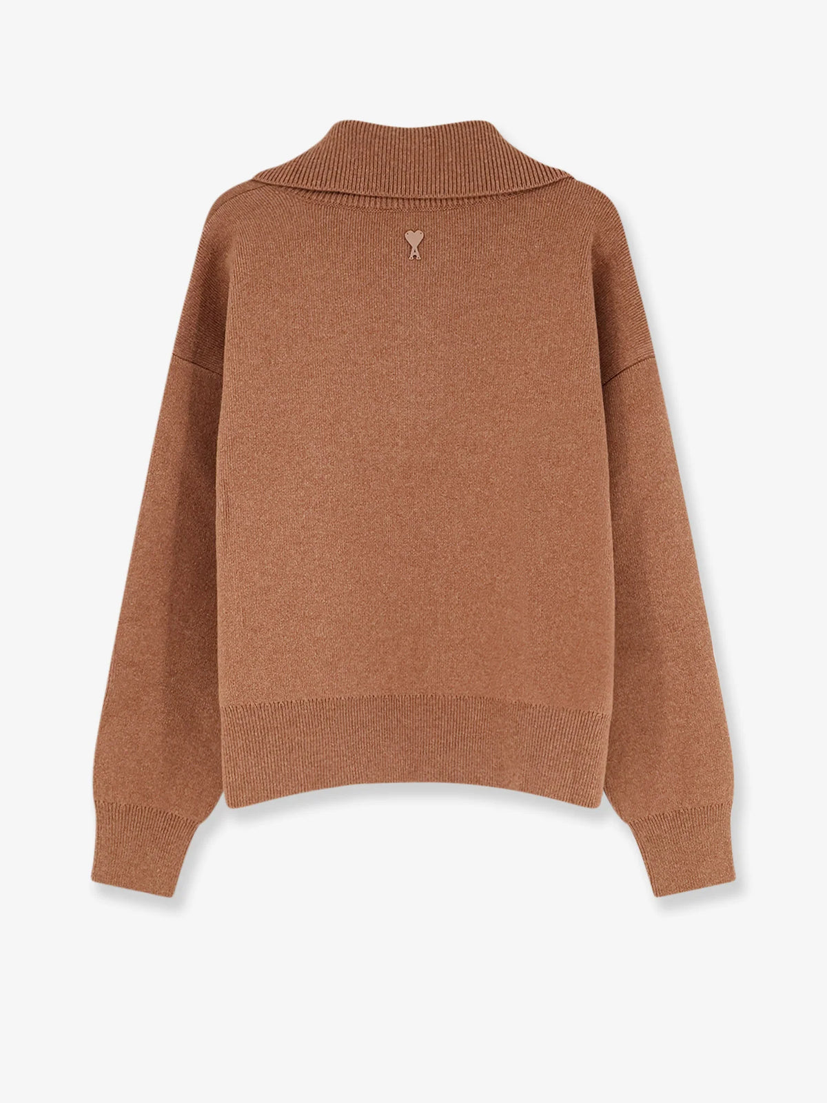 Wool knit cardigan