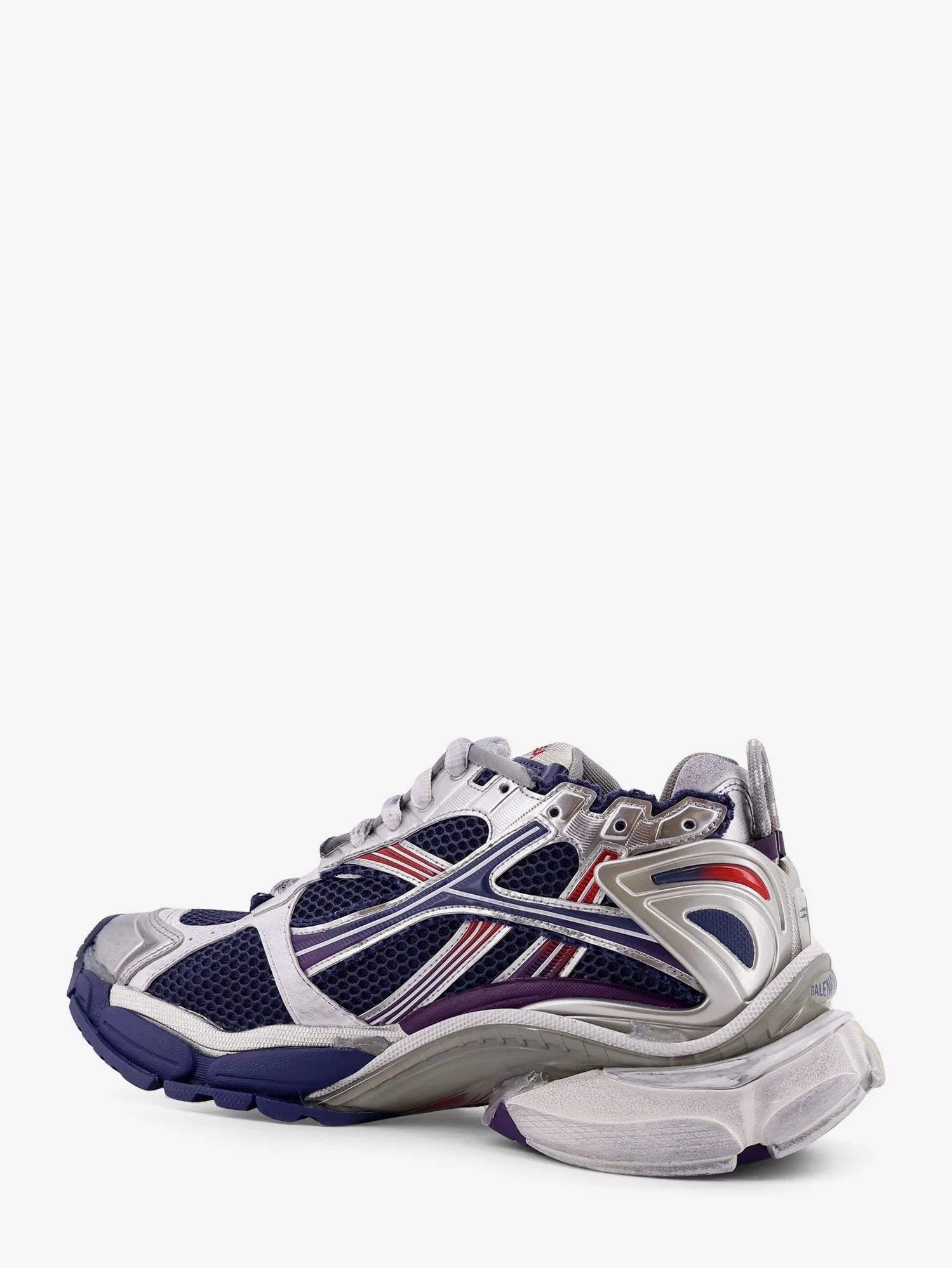 Runner sneakers in mesh with contrasting inserts