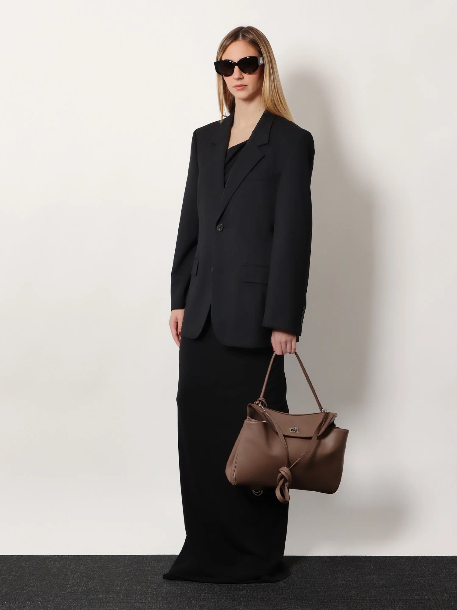 Rodeo M suede shoulder bag