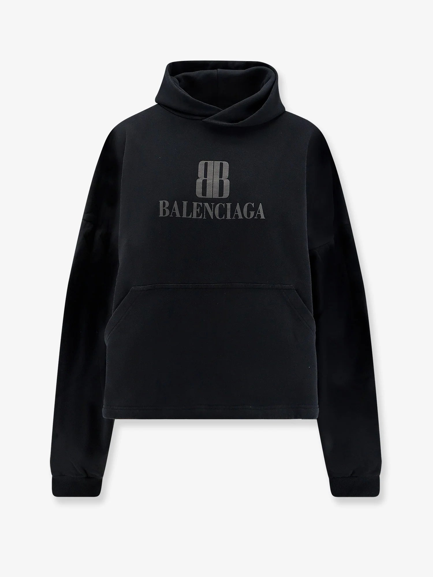 Cropped cotton sweatshirt