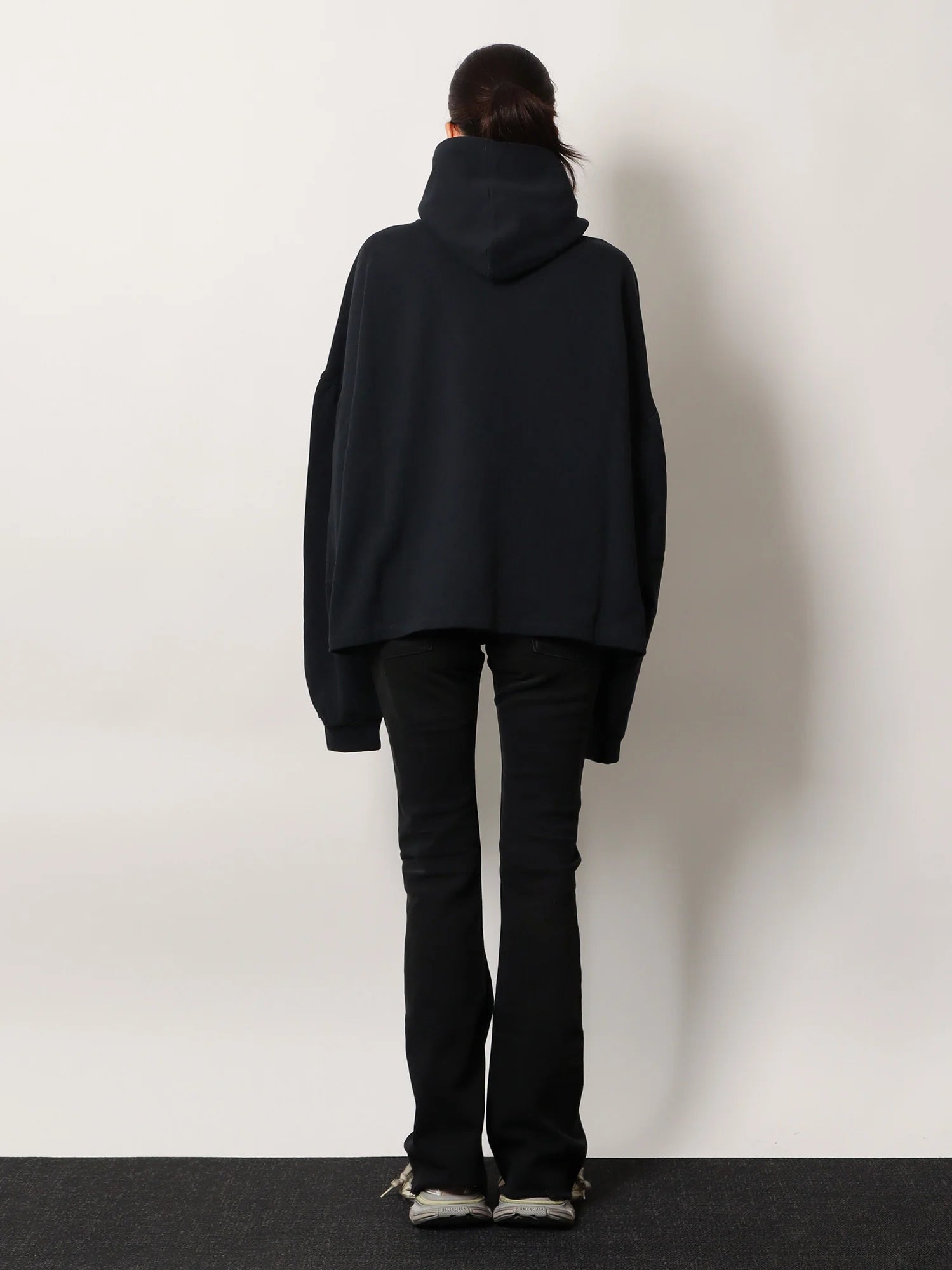 Cropped cotton sweatshirt