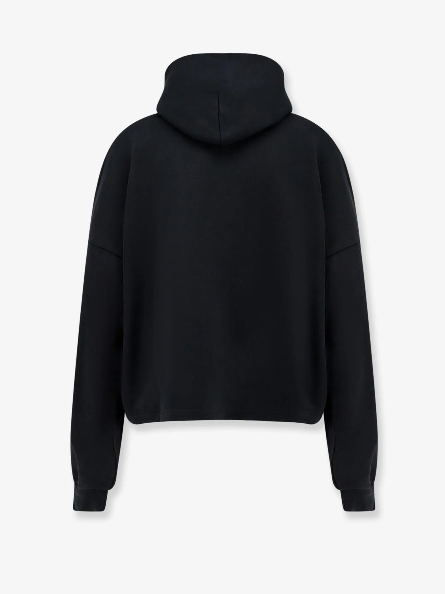 Cropped cotton sweatshirt