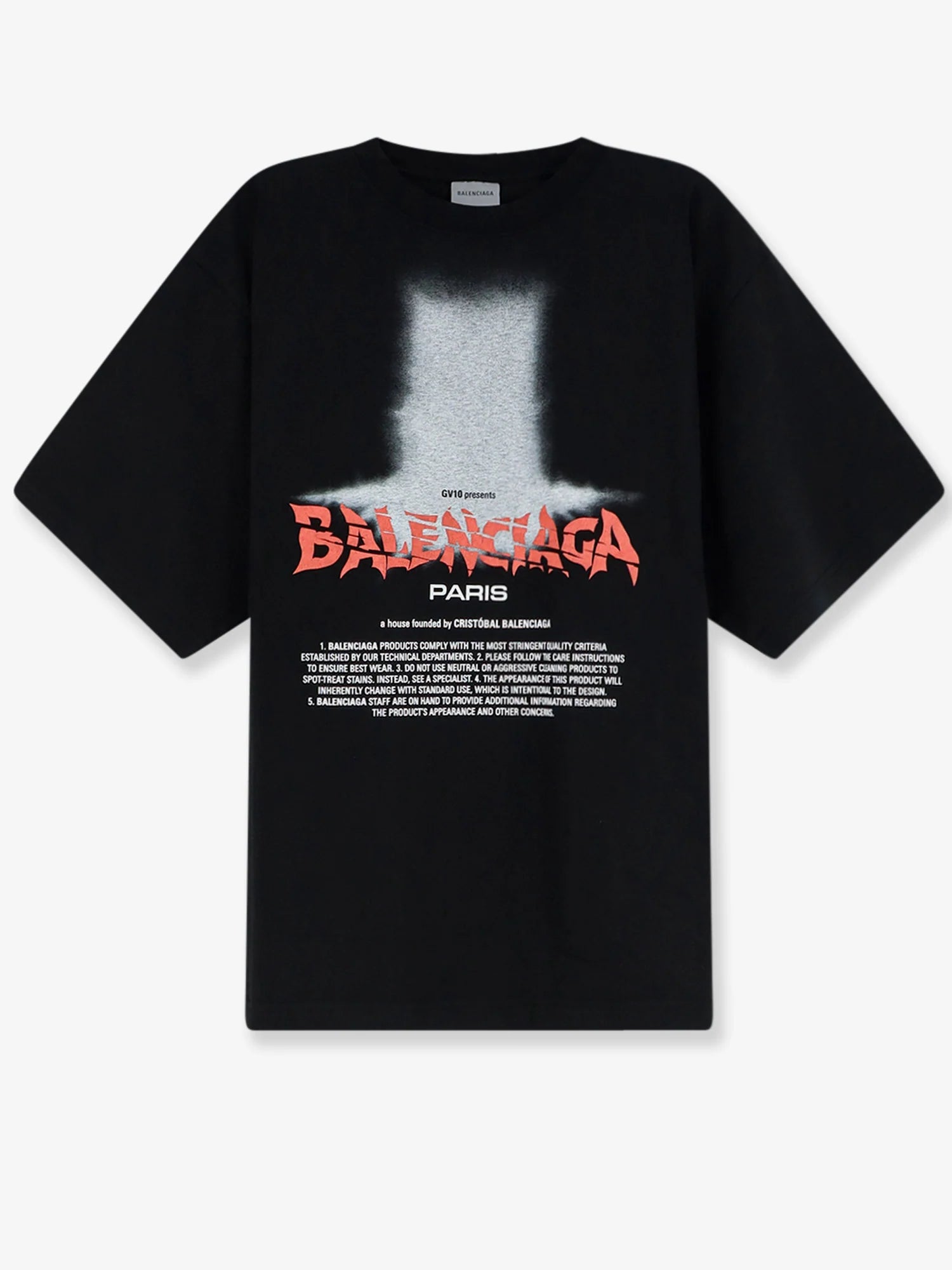 Cotton T-shirt with front logo print