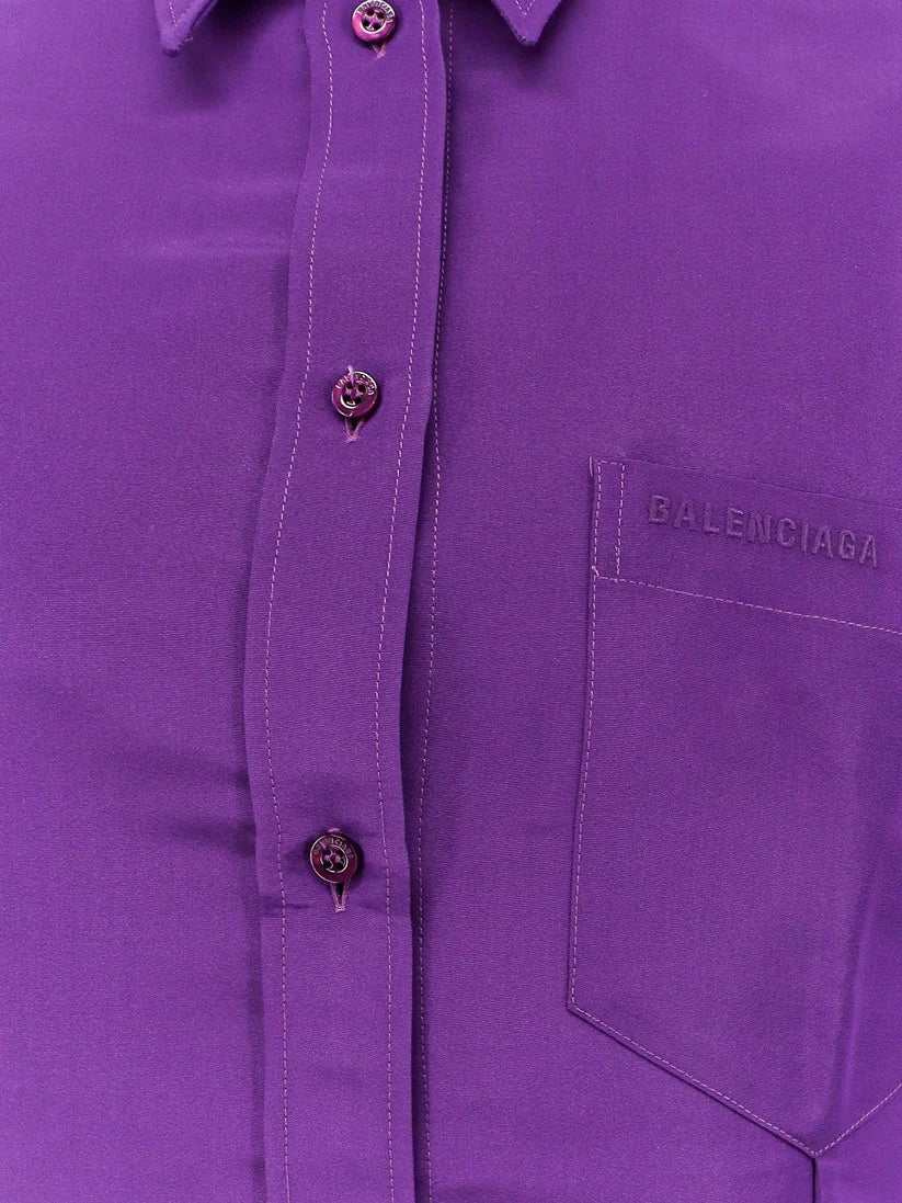 Silk shantung shirt
