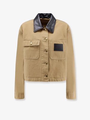 Workwear Cropped Canvas Jacket