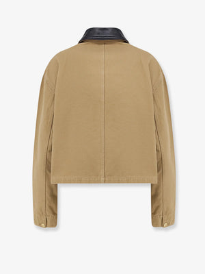 Workwear Cropped Canvas Jacket