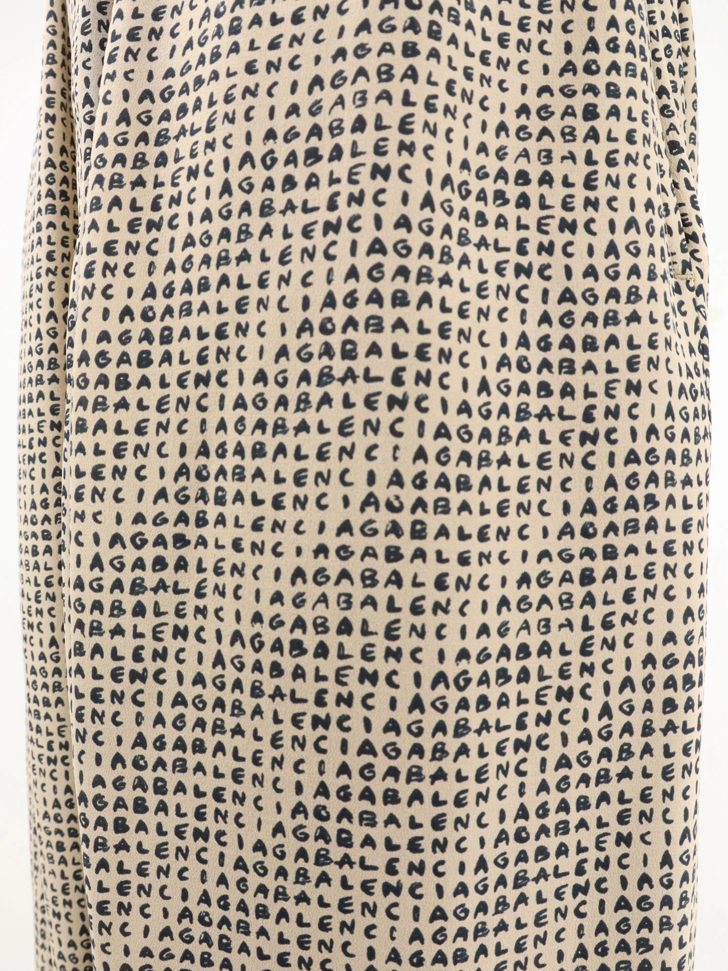 Monogram silk trousers