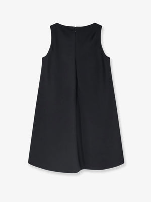 A-line silk mini dress
