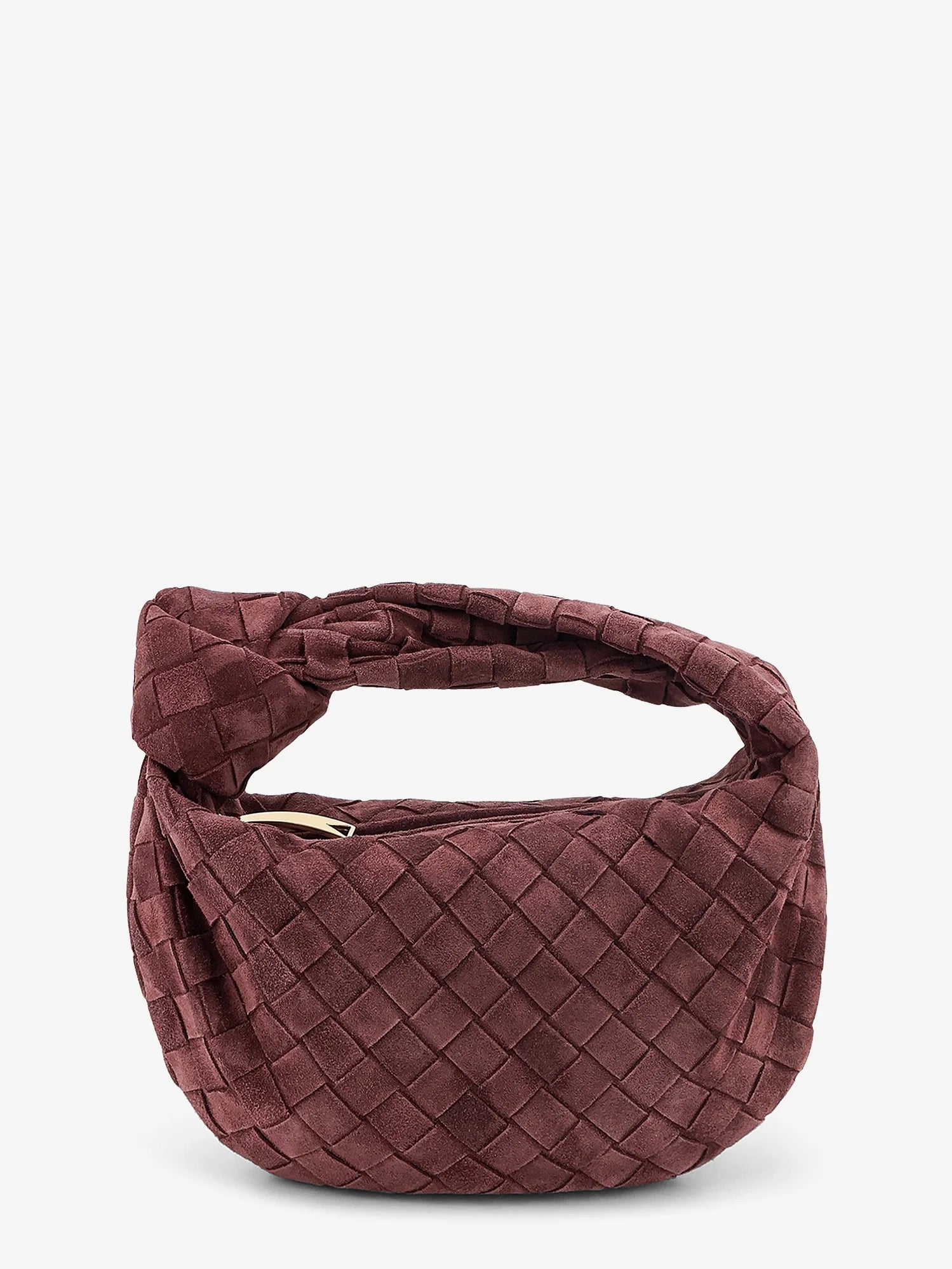 Mini Jodie Intrecciato suede handbag