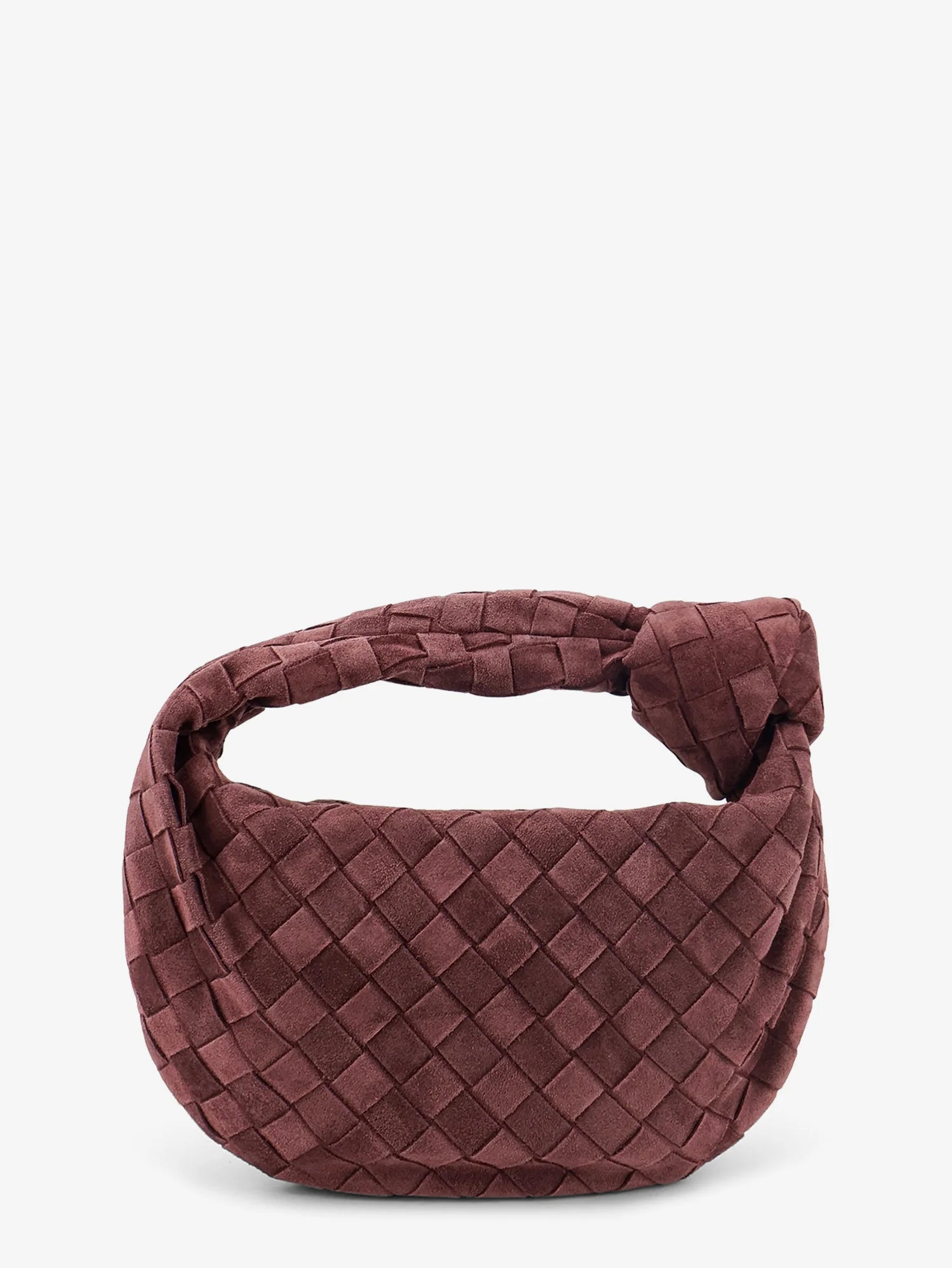 Mini Jodie Intrecciato suede handbag