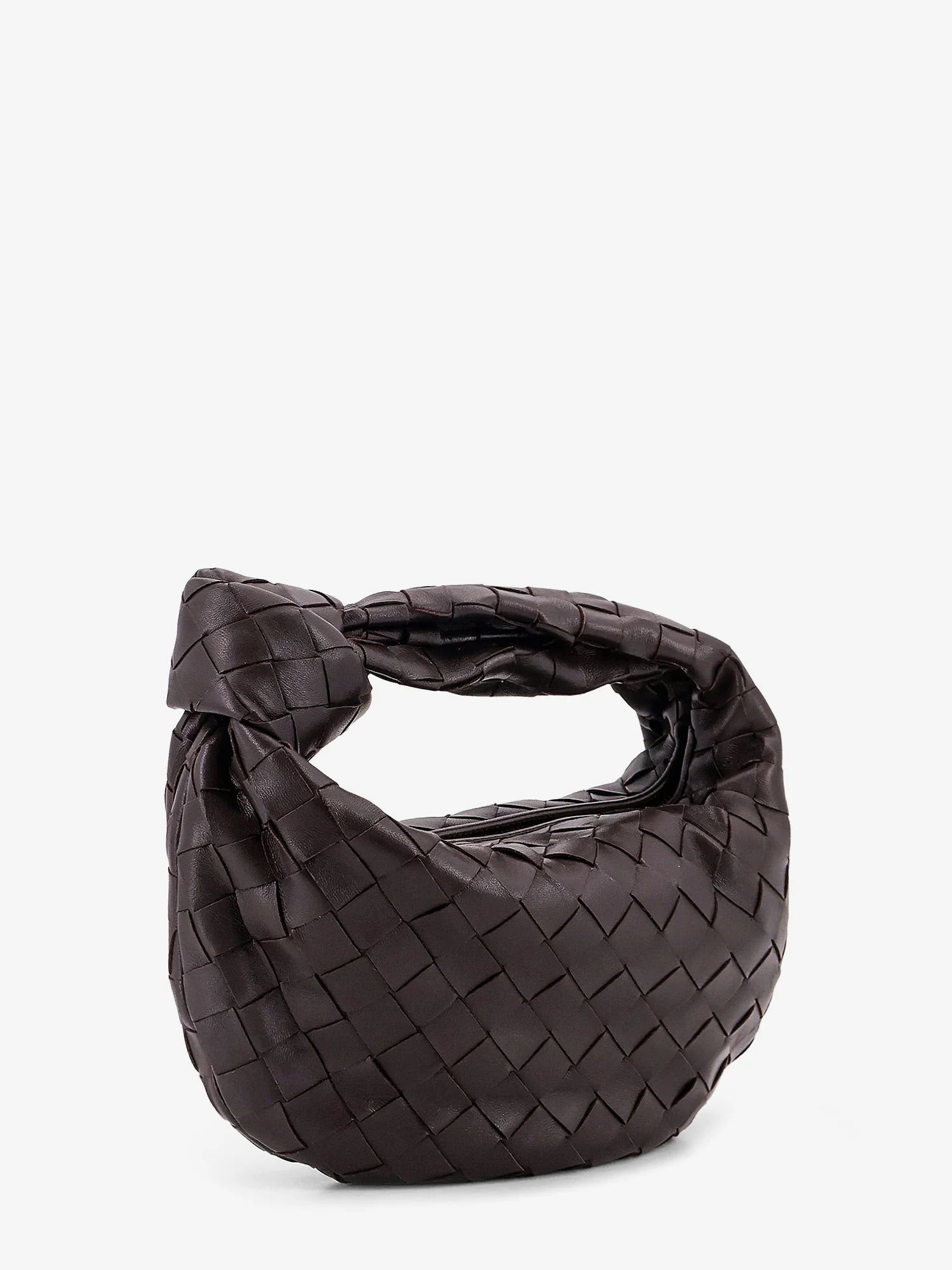 Mini Jodie Intrecciato suede handbag