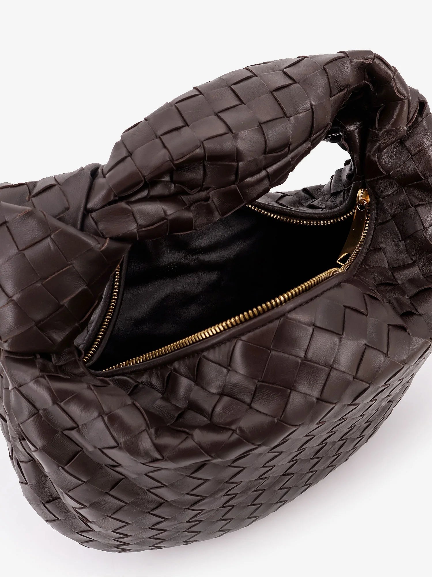 Jodie Small leather handbag with Intrecciato motif