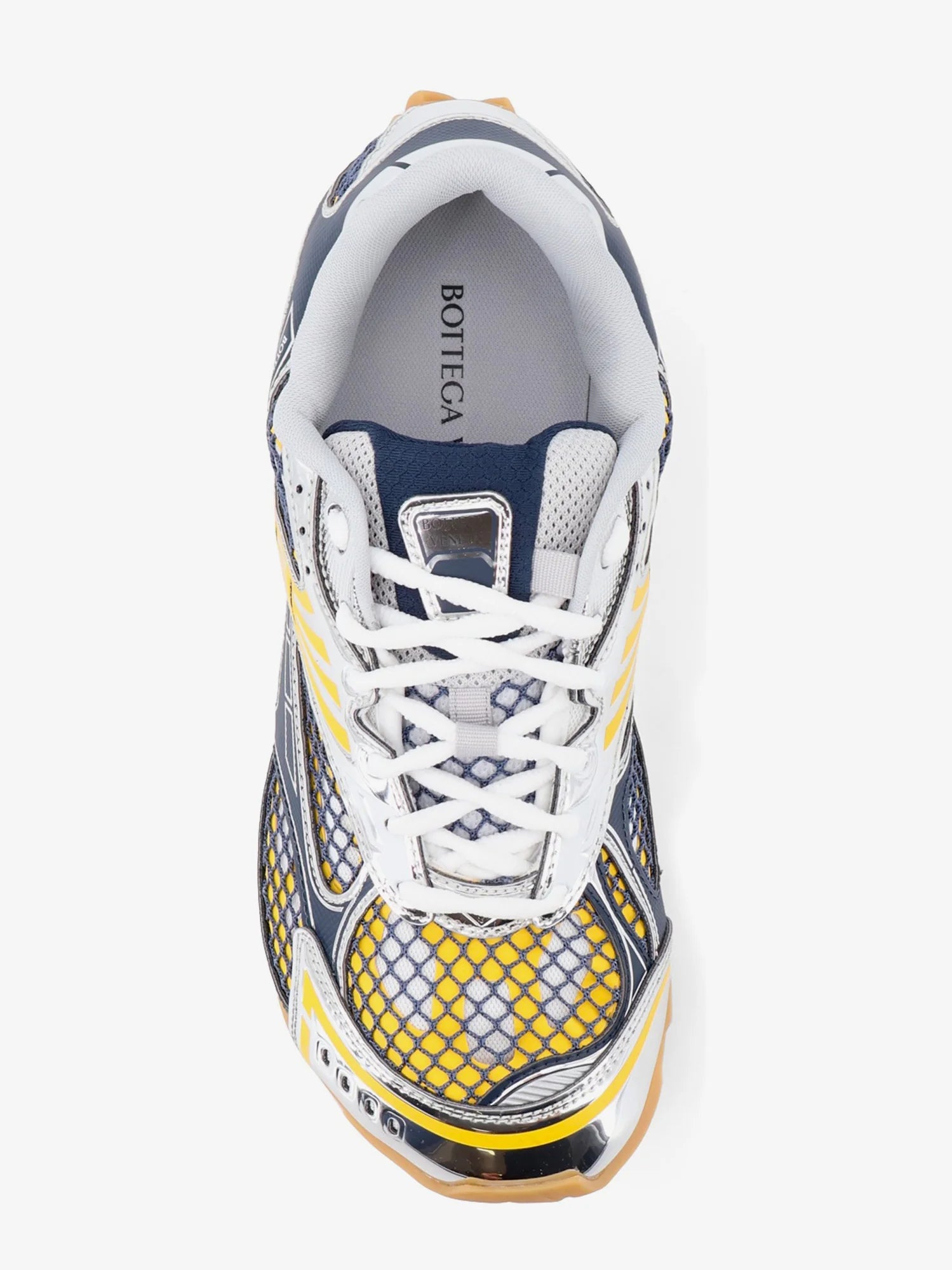 Orbit mesh and leather sneakers