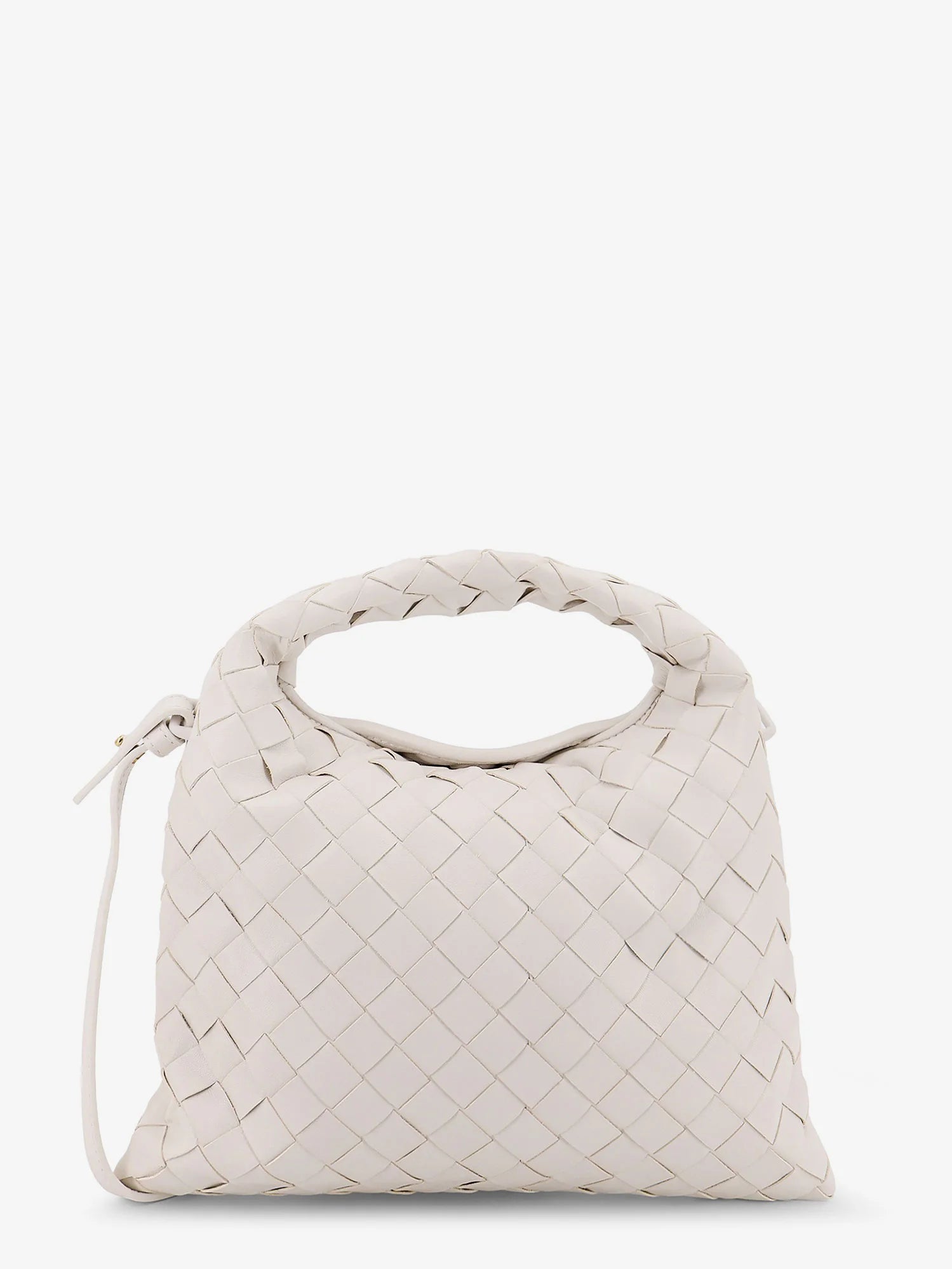 Mini Hop leather crossbody bag with Intrecciato pattern
