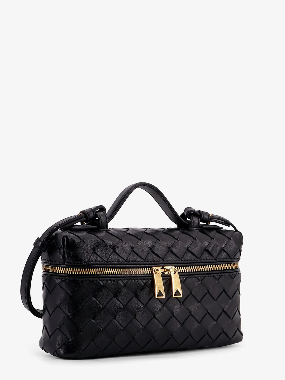 Bang Bang Intrecciato leather vanity case