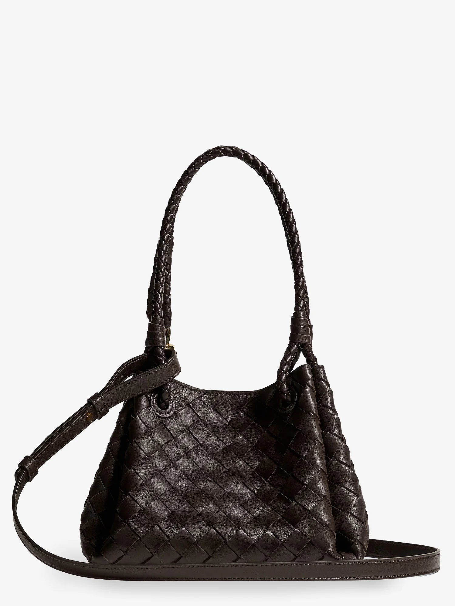 Parachute leather crossbody bag
