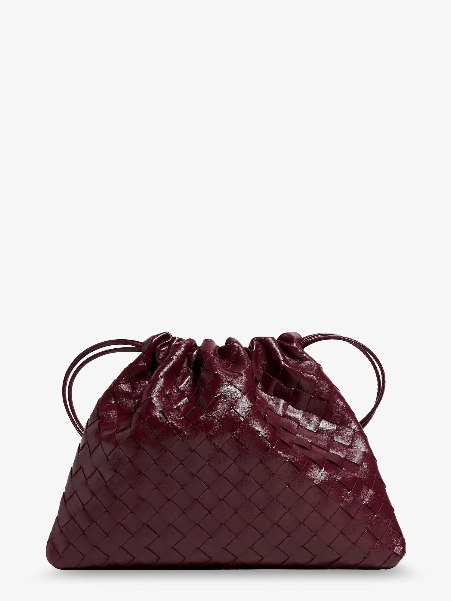 Medium Dustbag in suede with Intrecciato effect