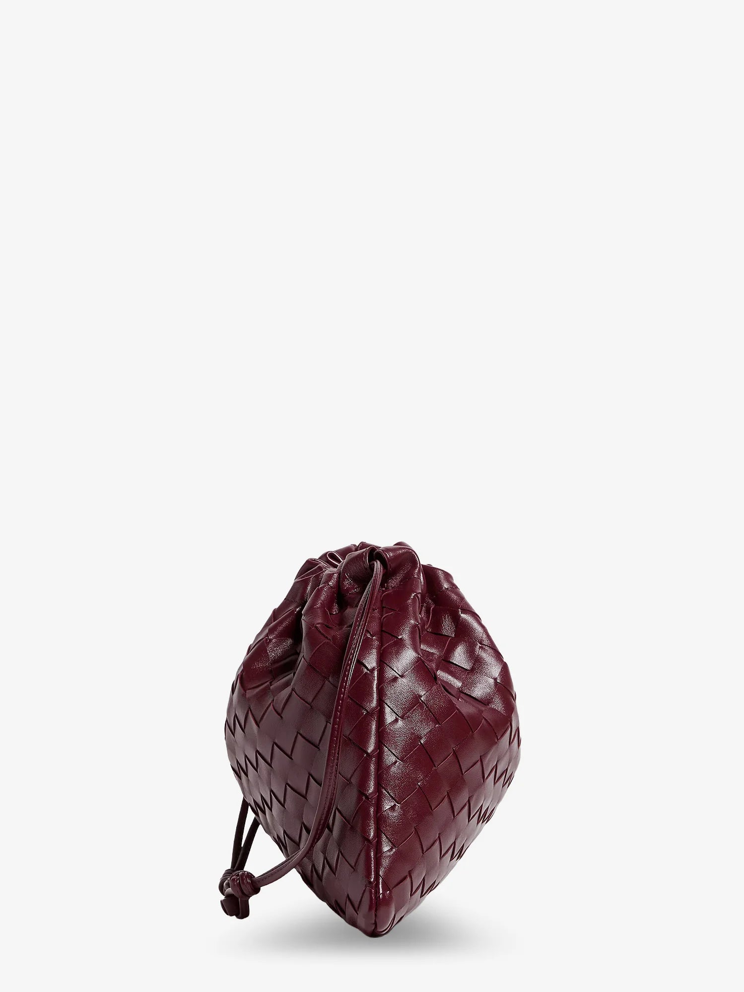 Medium Dustbag in suede with Intrecciato effect